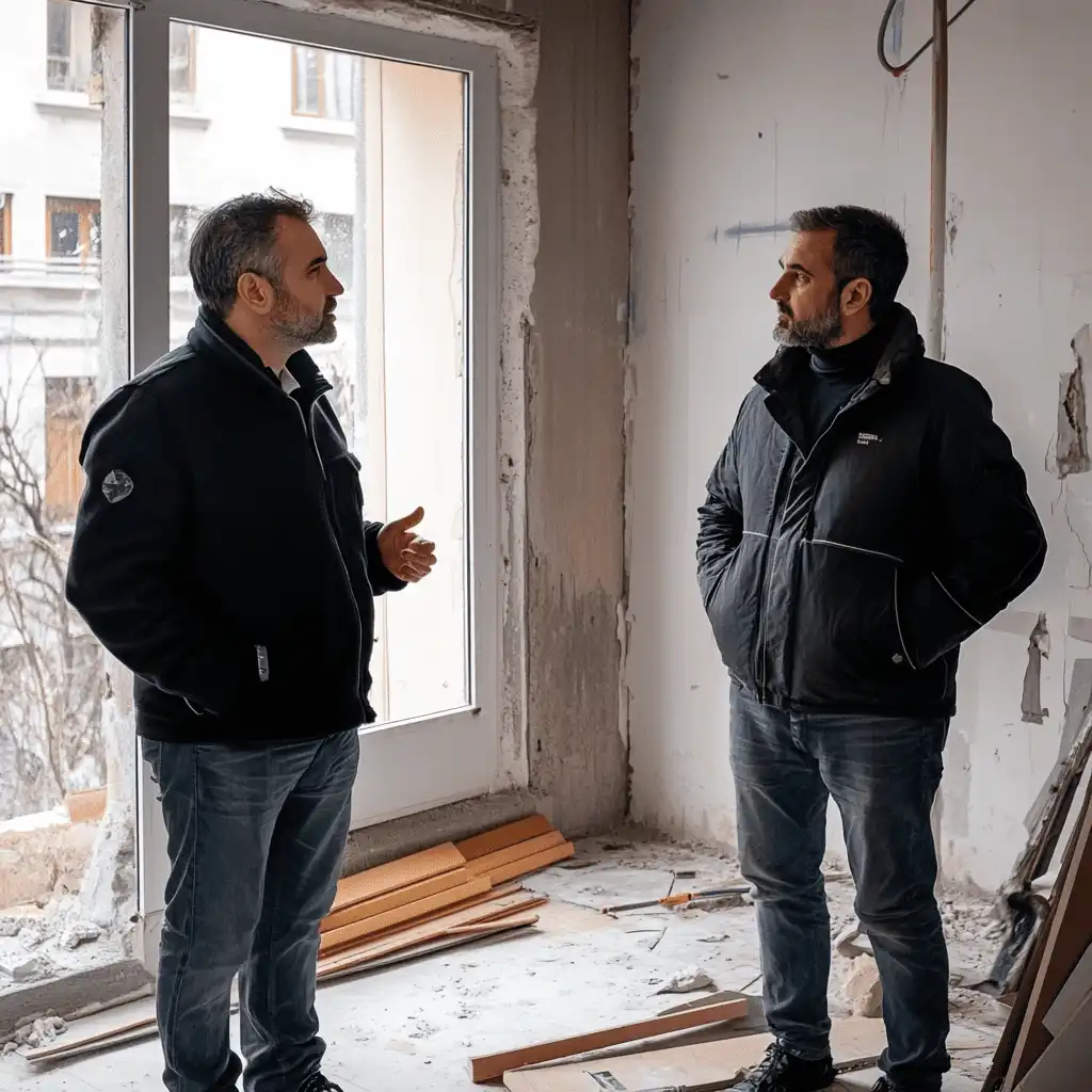 Échange entre notre expert et un apprenant sur un chantier