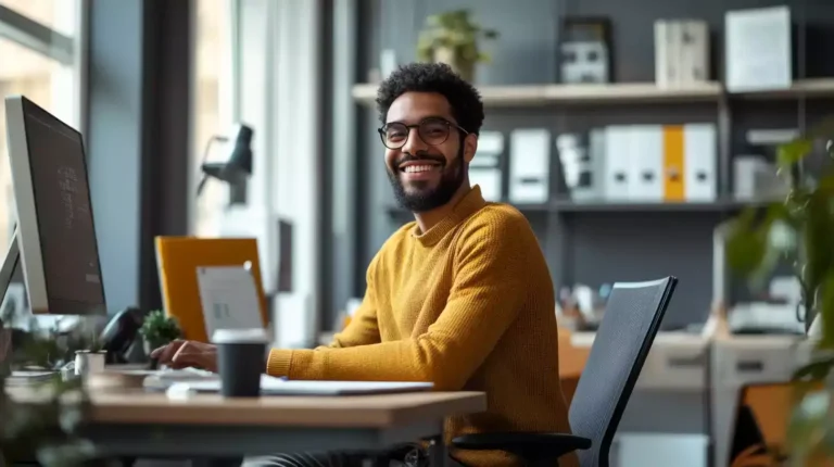 Un salarié apprenant de nouvelles compétences lors d'une formation en entreprise