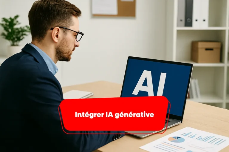 Comment intégrer l’IA générative dans la stratégie de votre entreprise ? 4 intégrer l’IA générative (illustration)