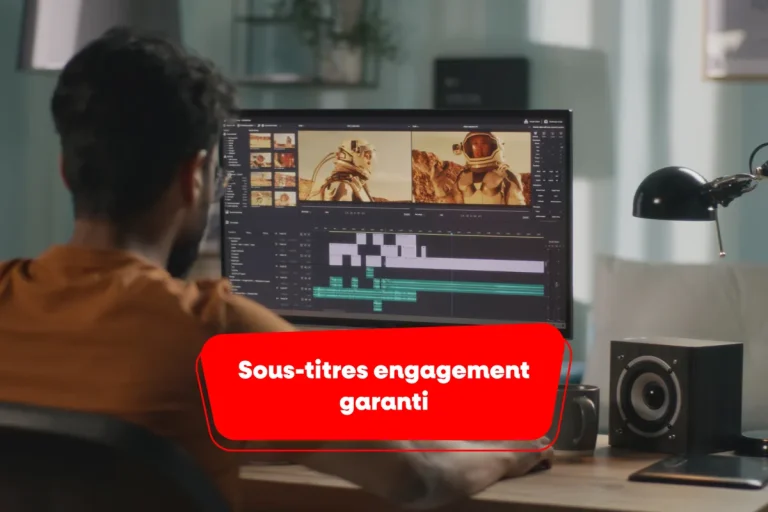 sous-titres pour augmenter l’engagement (image illustrative)