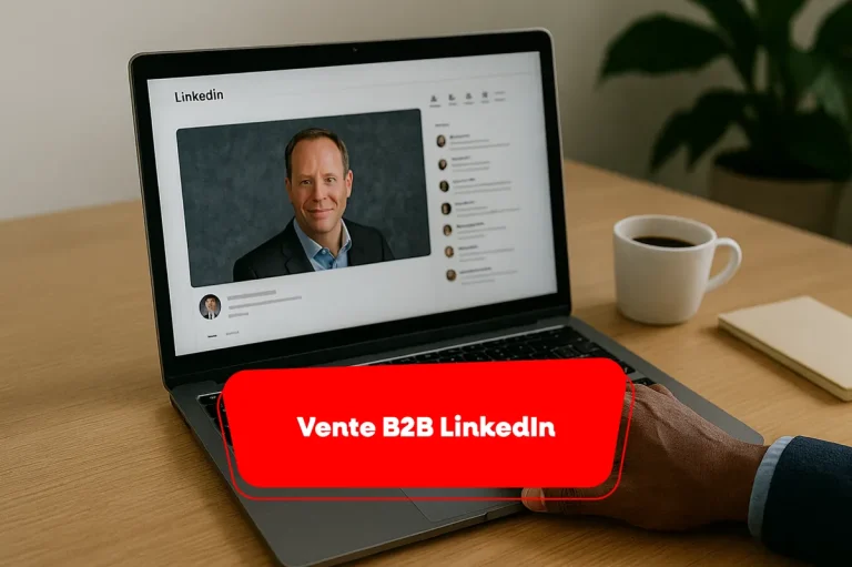 vente B2B via LinkedIn (stratégie de prospection commerciale professionnelle)