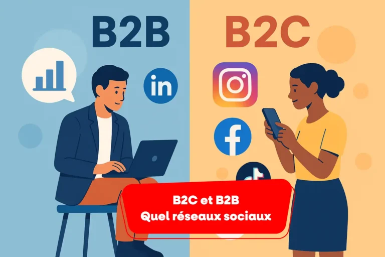 B2C B2B reseaux sociaux