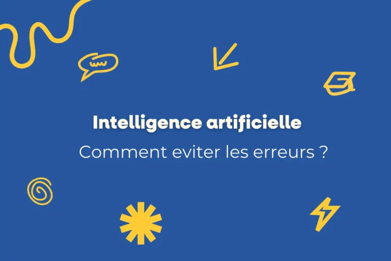 Visuel informatif sur les bonnes pratiques pour éviter les erreurs d’IA