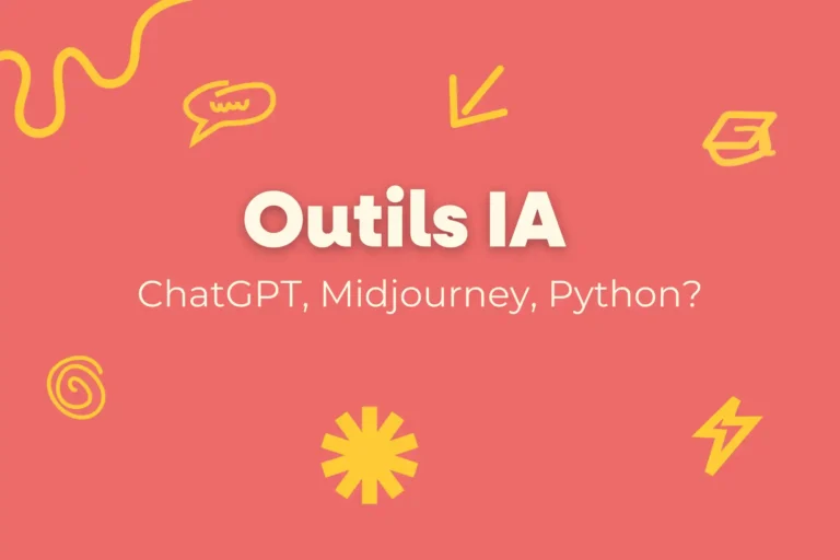 Visuel informatif sur les principaux outils d’intelligence artificielle à utiliser