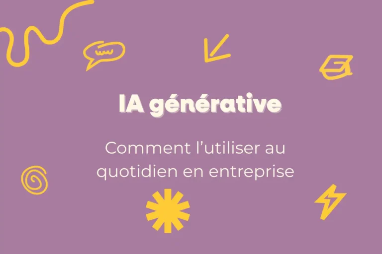 Image sur l’IA générative et ses usages quotidiens en entreprise