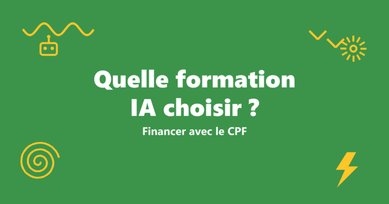 Quelle formation IA choisir avec le CPF en 2026 ? 10 quelle formation ia cpf choisir