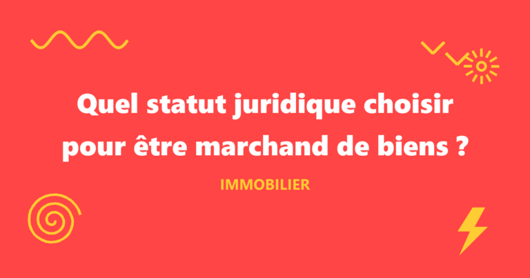 Quel statut juridique choisir pour être marchand de biens ? 5 Illustration de l'article : Quel statut juridique choisir pour être marchand de biens ?